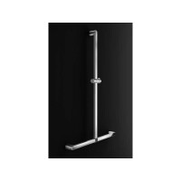 Handlauf T-Form mit Brausehalter, chrom, 60 cm
