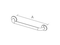 Wandhaltegriff, weiß, 45 cm