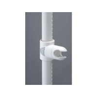 Brausestange mit Brausehalter, weiß, 100 cm