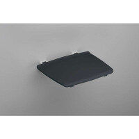 Duschklappsitz, grau/chrom