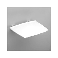 Duschklappsitz, weiß/chrom