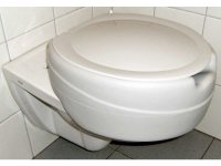 WC-Sitzerhöhung mit Deckel u. weicher...