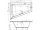 Raumsparbadewanne, 175 x 135 x 50 cm, Ausf&uuml;hrung rechts