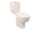 Sp&uuml;lrandloses Stand-WC mit Keramiksp&uuml;lkasten, 66 x 35,5 cm, Tiefsp&uuml;ler