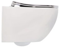 Sp&uuml;lrandloses Design Wand-WC, inkl. Slim WC-Sitz