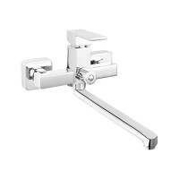 Wannenarmatur Zicco, langer Auslauf 22 cm, chrom