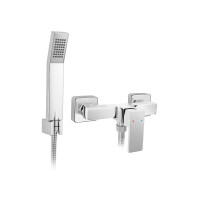 Duscharmatur Zicco inkl. Handbrause und Wandhalterung