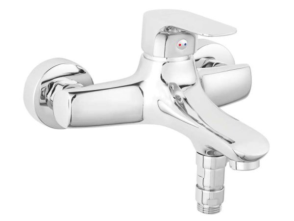 Wannenarmatur Tiga VerdeLine, chrom