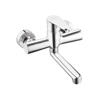 Wand-Spültischarmatur Algeo, Auslauf 15 cm, chrom
