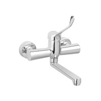 Medizinische Wand-Spültischarmatur Alego, Auslauf 15 cm