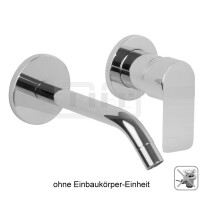 DIBLzera Einhebel-WT-Wandbatterie mit Gussauslauf 210 mm, ohne Unterputz-Einbaukörper-Einheit und ohne UP-Ergänzungsset zur Rohmontage