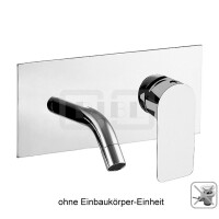 DIBLzera Einhebel-Waschtisch-Wandbatterie mit starrem Gussauslauf 170 mm, ohne Einbaukörper-Einheit zur Unterputz-Rohmontage
