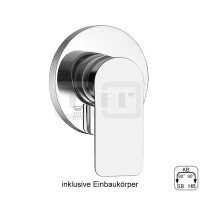 DIBLzera Mehr-Wege-Umschaltventil zur Unterputzmontage, passend für bis zu drei Abgangsanschlüsse (Rohbauset und Fertigset)
