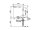 DIBLico Einhebel-Waschtischbatterie mit schwenkbarem Gussauslauf und erh&ouml;htem Messing-Sockelfu&szlig; f&uuml;r Aufsatz-Waschtische, ohne Ablaufzubeh&ouml;r