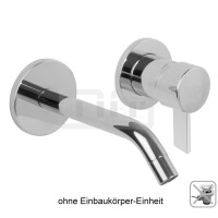 DIBLico Einhebel-WT-Wandbatterie mit Gussauslauf 210 mm, ohne Ablaufzubehör, ohne Unterputz-Einbaukörper-Einheit und ohne UP-Ergänzungsset zur Rohmontage