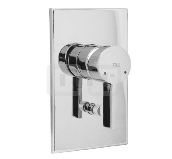 DIBLico Einhebel-Unterputz-Fertigmontageset zur Universal-Einbaukörper-Einheit, mit Umstellung für zwei Abgangsanschlüsse, ohne Brausezubehör