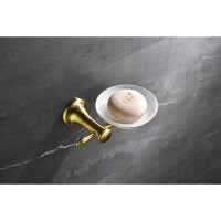 Wand-Seifenschale Antica, Altbronze