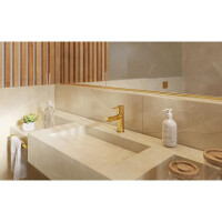 Waschtischarmatur mit festem Auslauf FIESTA BRIGHT GOLD