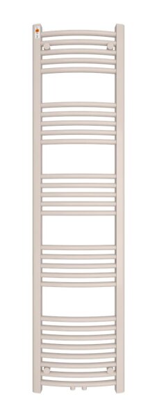 MERT Badheizkörper weiß gebogen, 400*1600 mm, Mittelanschluss