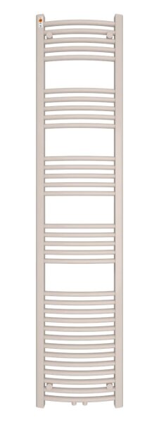 MERT Badheizkörper weiß gebogen, 400*1800 mm, Mittelanschluss