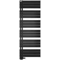 MERT Design Badheizkörper ASK, Tiefschwarz RAL 9005 matt Struktur, 600*1640 mm