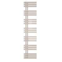 MERT Design Badheizkörper ELEN, Verkehrsweiss RAL 9016 matt Struktur, 400*1800 mm