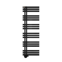 MERT Design Badheizkörper ELEN, Tiefschwarz RAL 9005 matt Struktur, 500*1500 mm