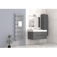 MERT Design Badheizkörper ELEN, verchromt, 600*1600 mm