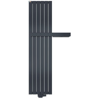 MERT Design Badheizkörper TEO, Anthrazit RAL 7016 Feinstruktur Matt, 445*1800 mm, Mittelanschluss