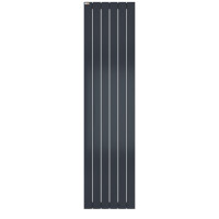 MERT Design Badheizkörper TEO, Anthrazit RAL 7016 Feinstruktur Matt, 445*1800 mm, Mittelanschluss