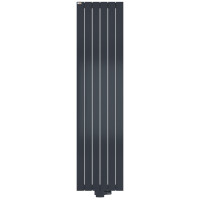 MERT Design Badheizkörper TEO, Anthrazit RAL 7016 Feinstruktur Matt, 445*1800 mm, Mittelanschluss