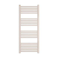 MERT Elektro-Badheizkörper weiß, gerade, 500x1200 mm, befüllt.