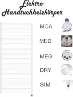MERT Elektro-Badheizk&ouml;rper wei&szlig;, gerade, 500*1800 mm, bef&uuml;llt.