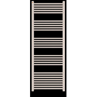 MERT Elektro-Badheizkörper weiß, gerade, 600*1600 mm, befüllt.