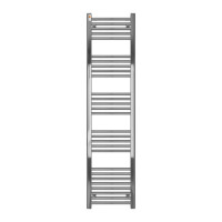 MERT Elektro-Badheizkörper Chrom, gerade, 400*1600 mm, 400 Watt, befüllt