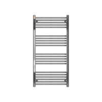 MERT Elektro-Badheizkörper Chrom, gerade, 600*1200 mm, 400 Watt, befüllt