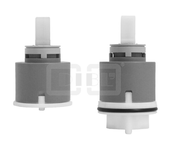 DIBLfix Keramikkartusche Ø 42 mm, mit Normalfunktion, mit einem Fixpunkt, mit Sockel