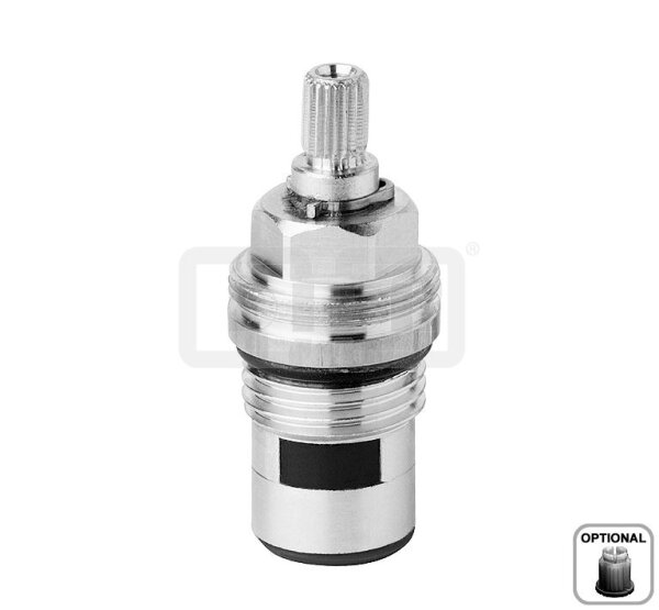 DIBLfix Universal-Keramik-Fettkammer-Oberteil 90° Drehbereich, Größe ½", rechts öffnend