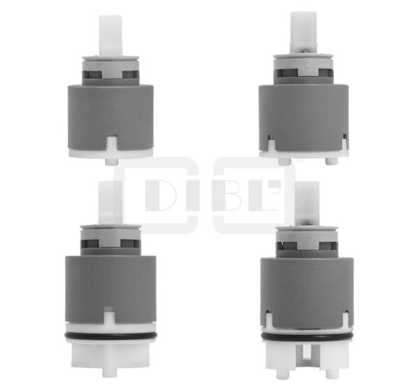 DIBLfix Keramikkartusche Ø 35 mm, mit Normalfunktion, mit zwei Fixpunkten, ohne Sockel