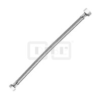 DIBLfix Flexibler Edelstahl-Anschlussschlauch, ⅜" Überwurf-Innengewinde x ½" Überwurf-Innengewinde, 350 mm