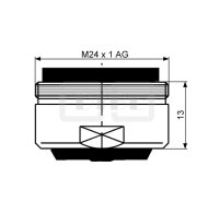 DIBLfix Niederdruck-Laminar-Strahlregler ohne...