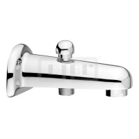 DIBLfix Messing-Wandauslauf ¾" mit Umstellung - Ausladung 130 mm