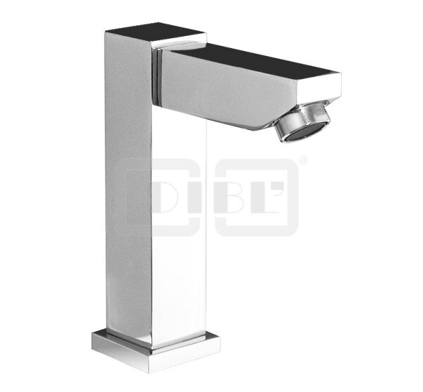 DIBLfix Eckiger Messing-Gussauslauf ¾" zur Wannenrandmontage