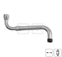 DIBLfix Messingrohr-Spezialauslauf, S-Form, flach...