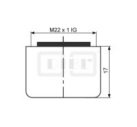 DIBLfix Strahlregler mit Luftansaugung, mit M 22 x 1...