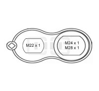 DIBLfix Universal-Montageschlüssel zu Strahlreglern