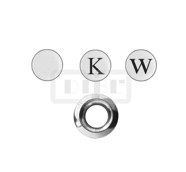 DIBLfix Markierungsplättchen zum Griff Serie DIBLstil, Markierung K