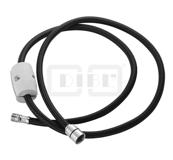 DIBLfix Nylon-Auszugbrauseschlauch ½" Innengewinde x M 15 x 1 Außengewinde, Länge 2000 mm