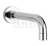 DIBLfix Runder Messing-Wandauslauf 3/8" - Ausladung...