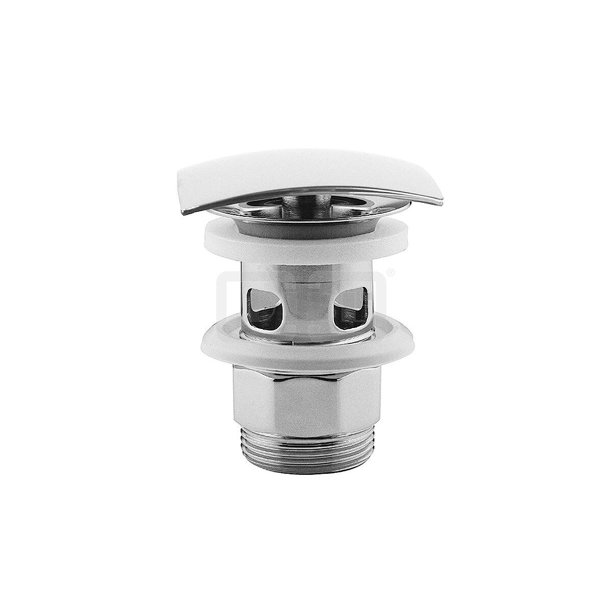 DIBLfix Eckiges Waschtisch-Schaftventil 1¼", nic